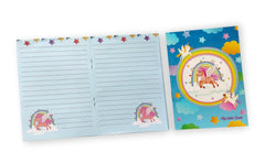 Unicorn Printed Ruled Laminated Cover Colorful Notepad, Delightful Print | 32 Pages, Set Of 10