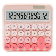 Tgopit 12-digit Display Calculator With Large LCD Display And Big Buttons, Office Accessories For Women Desk, Cute Calculator Dual Solar Power And Battery, Function For School, Home, Business
