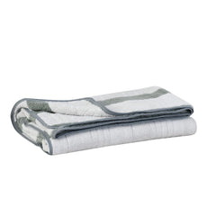 Urbanleaf Microfiber Large Bath Towel 350 Gsm | Quick Dry Super Absorbent Bath Towel For Men & Women (Grey - Stripe)
