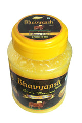 Premium Gold Cow Ghee By Bhavyansh | Healthy & Pure Cow Ghee Easily Digestible Good For Laddus | (1 Litr) 33.8 Ounce | Jar Pack
