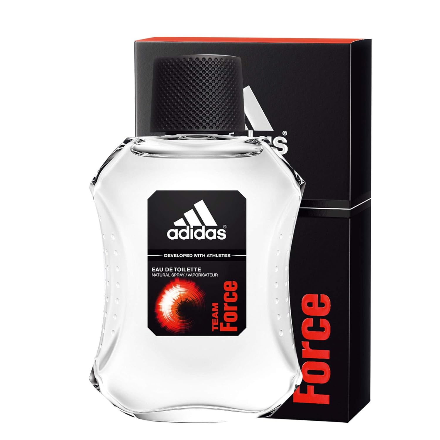 Adidas Ice Dive + Team Force Eau De Toilette Spray 100ml 3.4 Fl.oz. Each Pack Of 2 Developed With Athletes | Perfect Gift For Husband