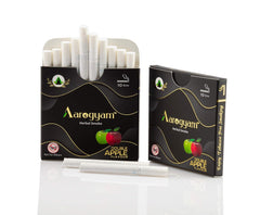 Aarogyam Herbals Tobacco & Nicotine Free Herbal Flavored Cigarette For Relieve Stress And Mood Enhance Product - Double Apple, Black Current, Sweet Supari Flavour - Pack Of 3 30 Sticks