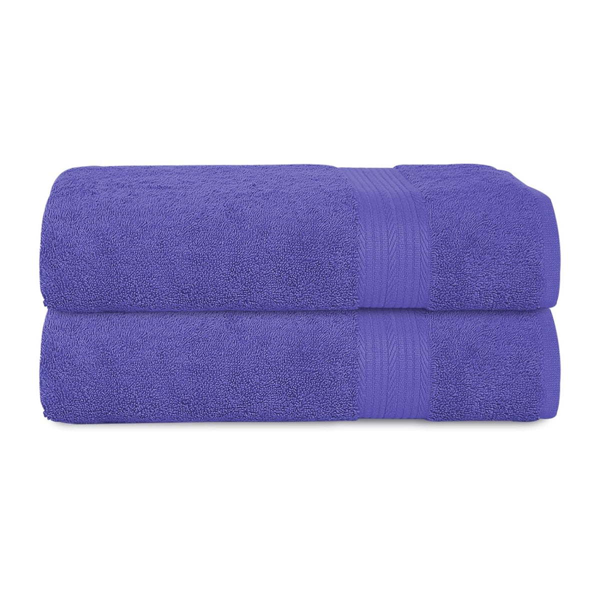 House Of Terry 100% Cotton Bath Towel 1000 Gsm | Quick Dry, Soft & Absorbent, Fade-Resistant, Skin-Friendly, For Men & Women Towel (Lilac) - Pack Of 2