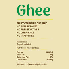 100% Pure Desi Cow Ghee By Farm Connect | Good Source Of Protein Fiber Healthy Desi Ghee Helps Maintain Good Health | (500ml) 16.9 Ounce | Jar Pack