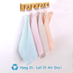 Sami Studios Kitchen Cotton Towels 250 Gsm | Soft & Absorbent Hand Towel For Kitchen Cleaning & Quick Drying Of Plates & Glasses (Set Of 8) -Multicolor