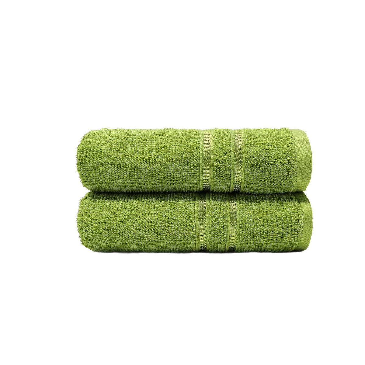 Home Elegance Comfort Living Hand Towel 200 Gsm (Lime Green)- Pack Of 2