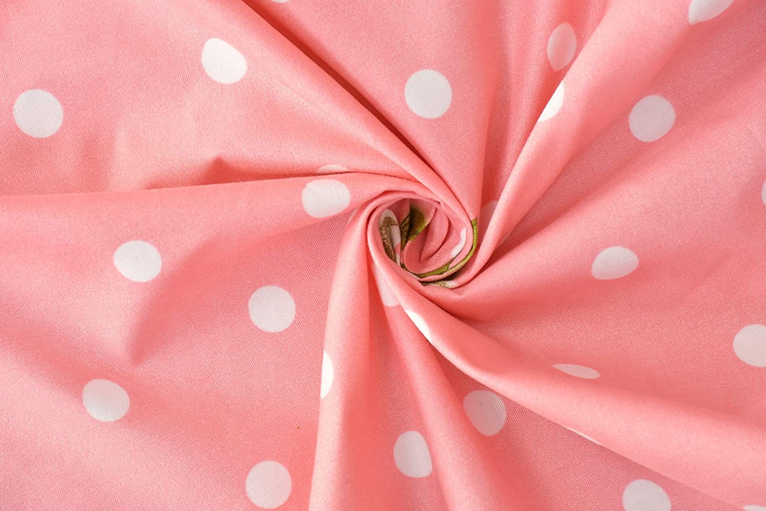 Printed King Size Double Bedsheet With 2 Large Pillow Cover - Size 72 X 78 X 10 Inches, White & Pink | Cotton Elastic Fitted All Around Bedsheet - Breathable & Wrinkle Free