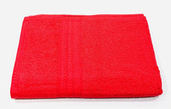 Bombay Dyeing Tulip Small Size Bath Towel 500 Gsm (Red)