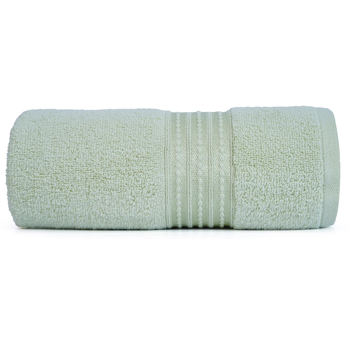 Micro Cotton Remy Basel Luxury Terry Cotton Bath Towel 550 Gsm | Super Comfortable 100% Long Staple Cotton Bath Towel (Spring Green)
