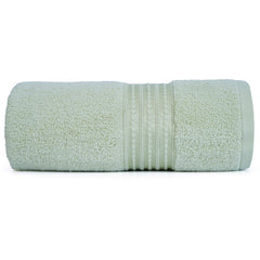 Micro Cotton Remy Basel Luxury Terry Cotton Bath Towel 550 Gsm | Super Comfortable 100% Long Staple Cotton Bath Towel (Spring Green)