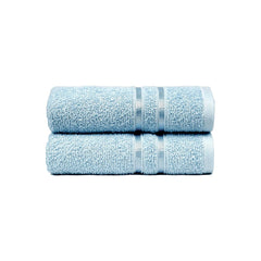 Home Elegance Comfort Living Hand Towel 200 Gsm (Cool Blue)- Pack Of 2