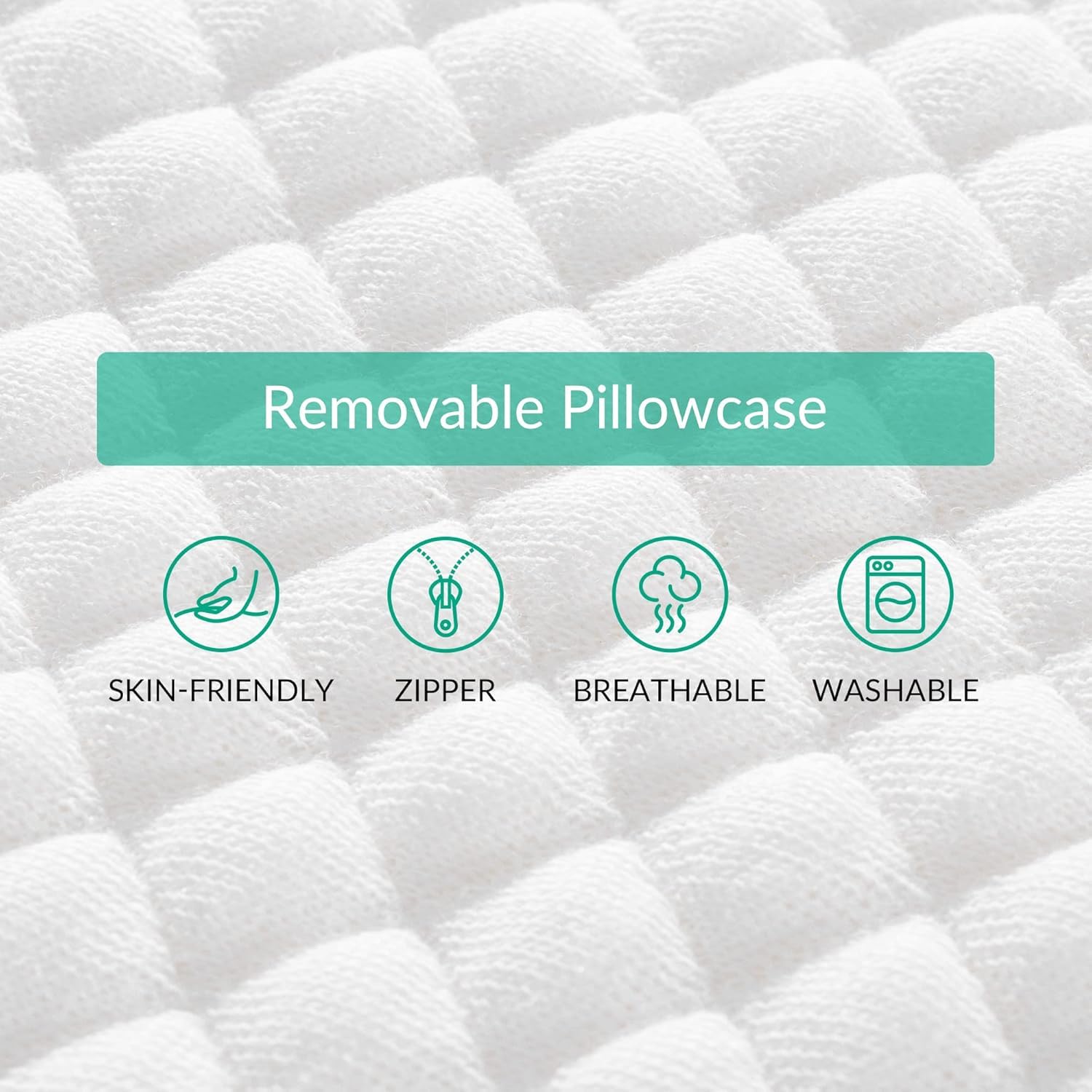 Memory Foam Pillow For Sleeping-Cervical Pillow For Neck Pain, Shoulder Relief | Back Pain Relief-Orthopedic Pillow For Neck Support - Standard Size, Bed Pillow, Long Lasting - 1 Pieces