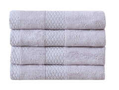 Fash Home International Hand Towel 800 Gsm | 100% Cotton Highly Absorbent Luxurious Large Couple Hand Towel Set (Sea Sand) - Set Of 4