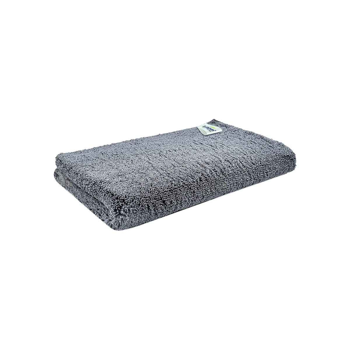 Softspun Microfiber Towels 380 Gsm | High Loop Gym & Sports For Men & Women Fast Drying Super Absorbent Lightweight (Grey)