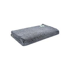 Softspun Microfiber Towels 380 Gsm | High Loop Gym & Sports For Men & Women Fast Drying Super Absorbent Lightweight (Grey)