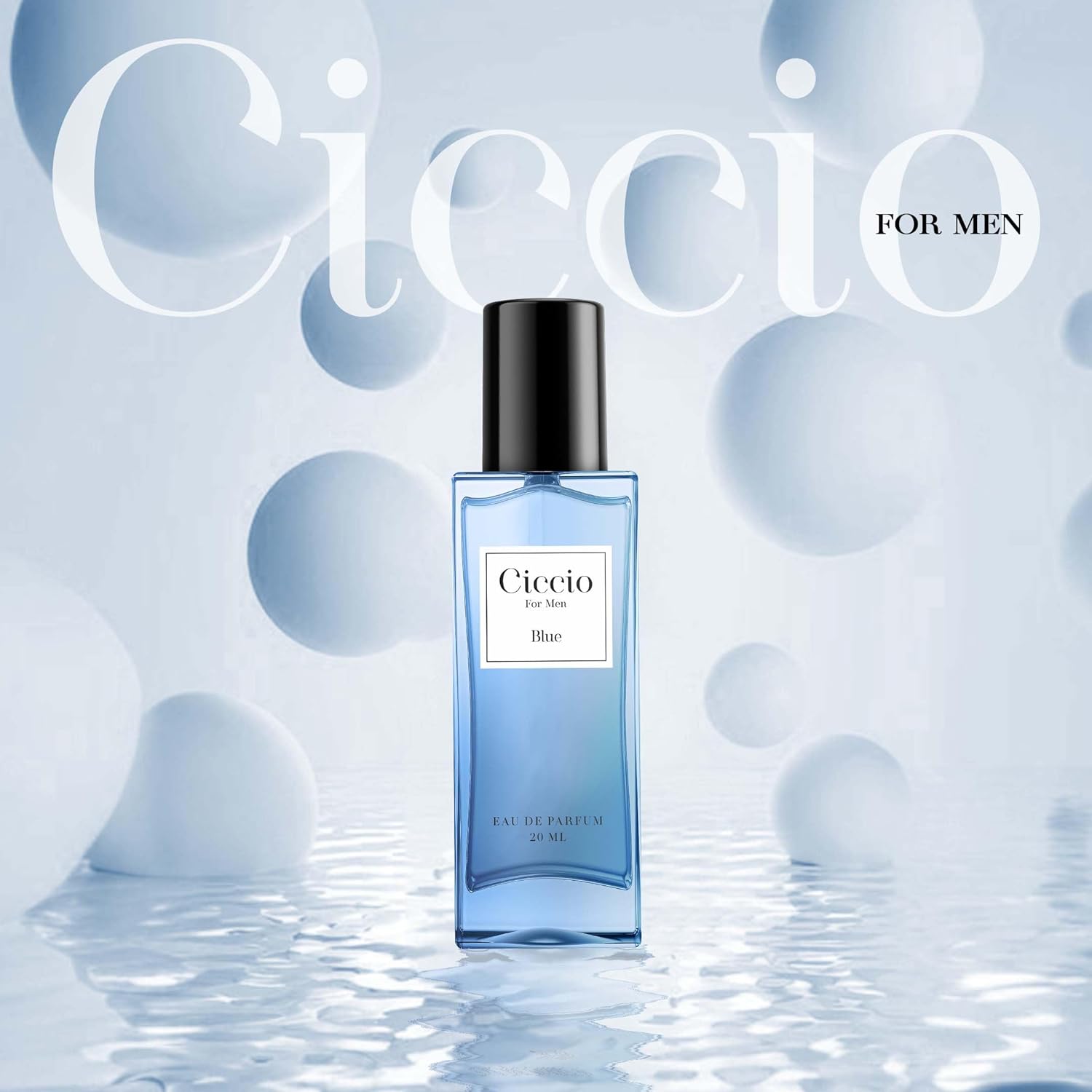 Ciccio Luxury Unisex Eau De Parfum Gift Set 4x 0.6 Fl.oz. | Blue + Intense + Luxe + Sin | Long Lasting Fragrances