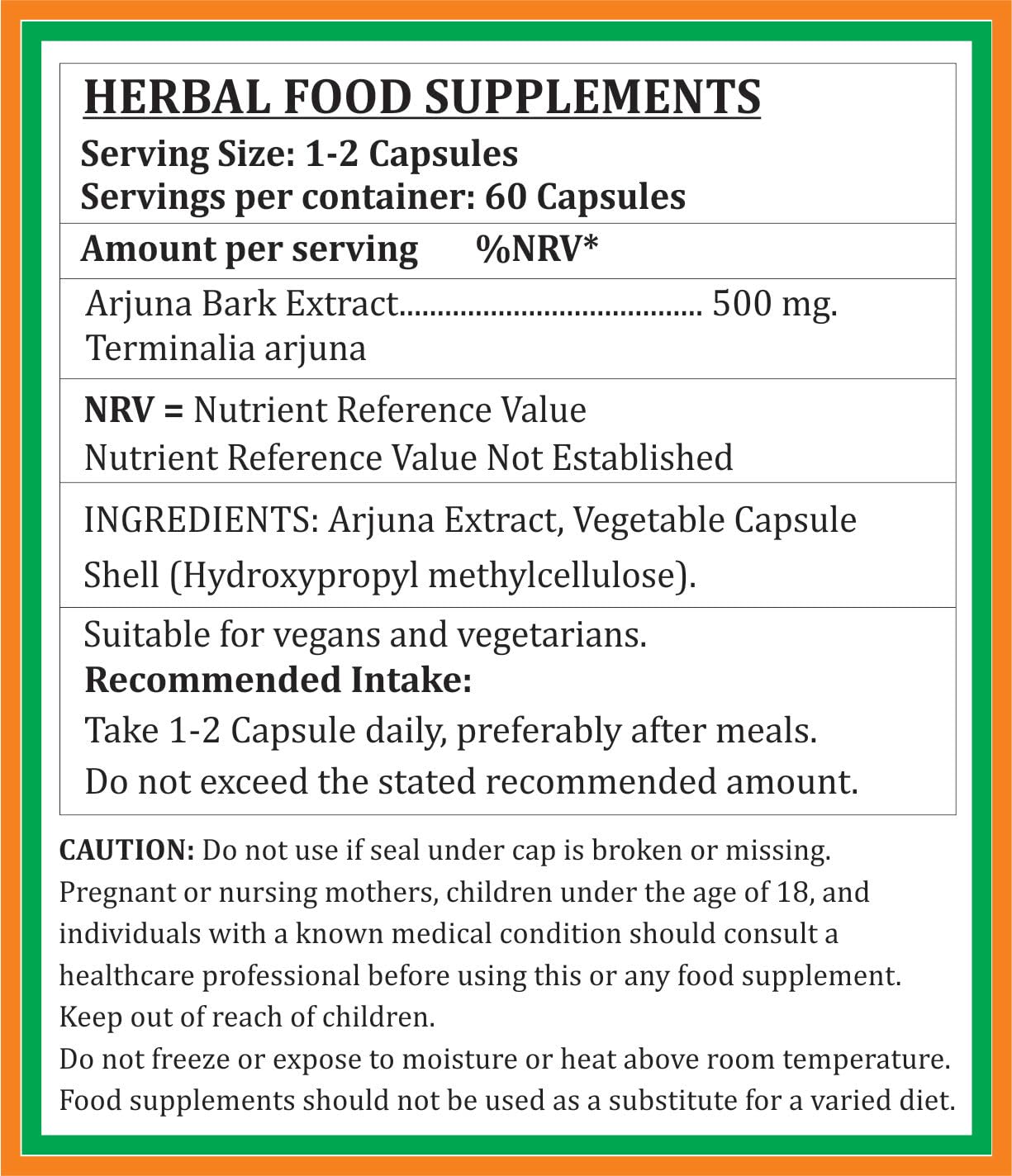 Satya Naturals Terminalia Arjuna Extract Capsules Highest Potency, 100% Herbal Product | 60 Veg Capsules 100gm 0.2lbs