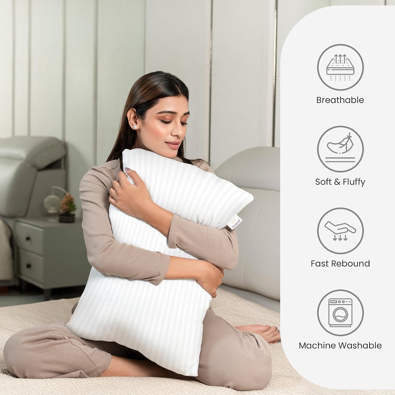 Luxury Hotel Collection Bed Pillows, King Size - 20 X 30 Inches | Adjustable Super Soft Down Alternative Pillows For Back, Side & Stomach Sleepers | Soft Pillow, Neck Support - Pack Of 2