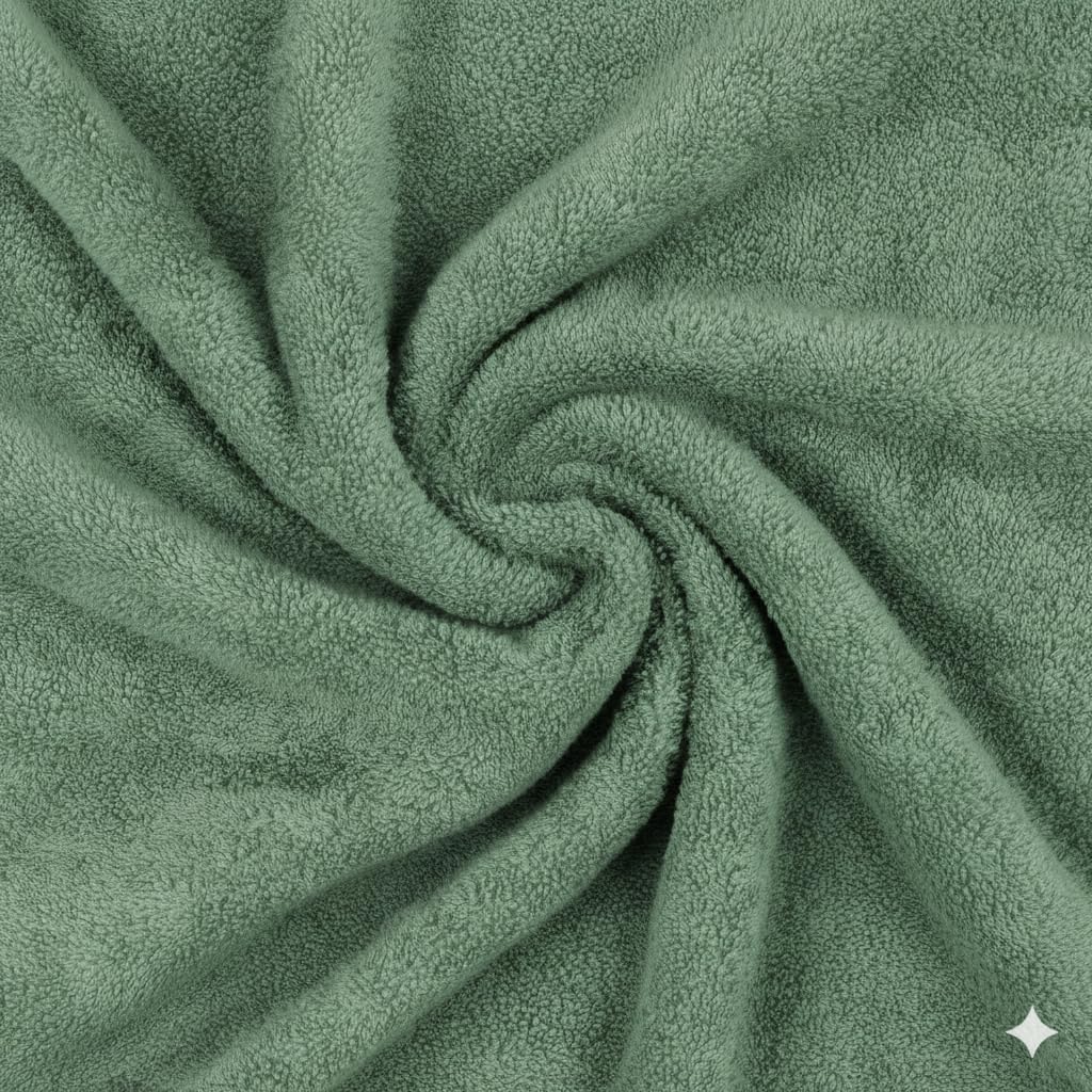 Ojalika Fashion Polycotton Large Size Bath Towel 450 Gsm | Quick Dry, Soft Absorbent Bath Towel (Saga Green)