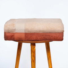 Himeya Bamboo Bath Towel 1000 Gsm | Ultra Absorbent 3x Softer Than Cotton Towels (Leather Brown & Sand Stone) - Pack Of 2