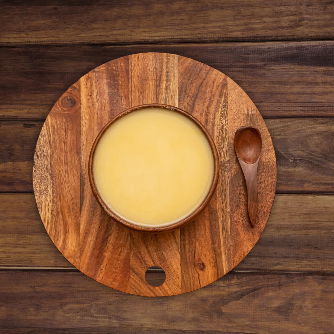 100% Natural Cow Ghee By Swad Sadan | Vedic Bilona Method Traditional Healthy Desi Cow Ghee For Cooking | (450ml) 15.2 Ounce | Jar Pack