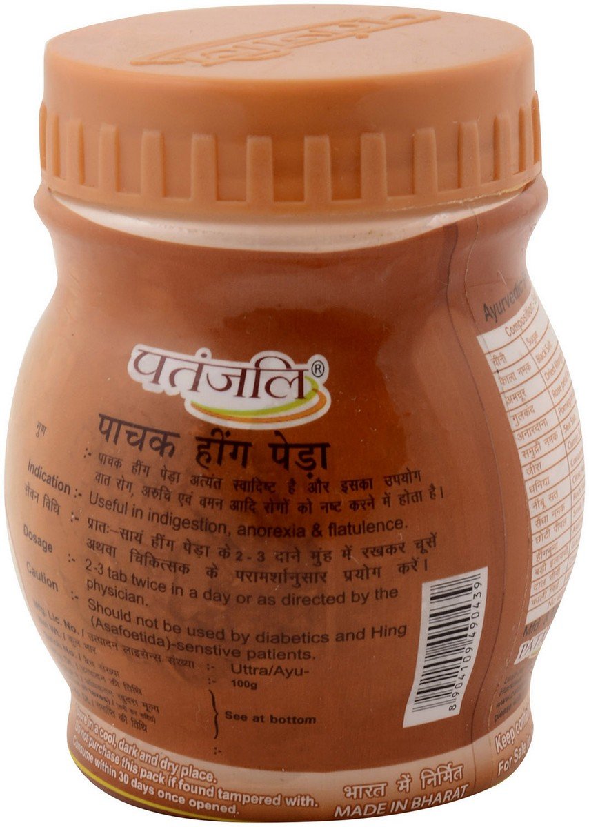 Patanjali Hing Peda 100gm, Bottle