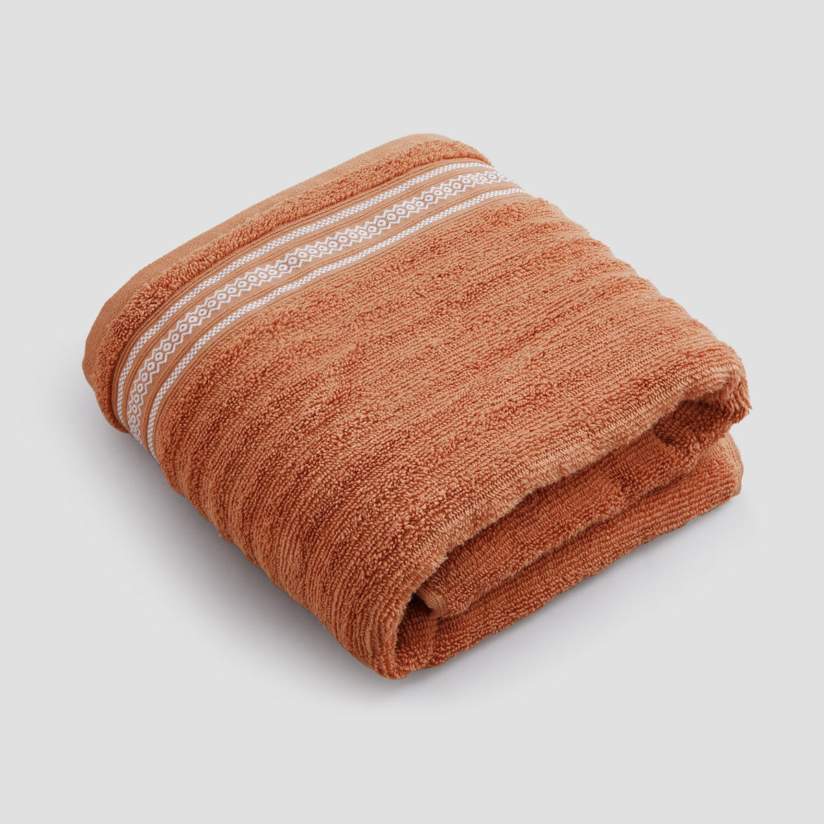 Spaces 100% Cotton Zero Twist Bath Towel 400 Gsm | High Absorbency Super Soft, Fast Drying Towels Large Size For Men & Women (Red)