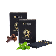 Royal Swag Ayurvedic Herbal Cigarettes 100% Tobacco Free 100% Nicotine Free Cigarettes Regular Flavoured | Smoking Cessation (Pack Of 20)