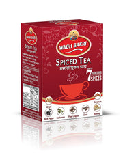 Wagh Bakri Premium Spiced Tea With 7 Refreshing Spices - Pack Of 2 X 250gm, 8.8 Ounce | Rich Color, Strong & Refreshing Taste, Awesome Aroma Chai Patti - Preservatives Free, Artificial Flavor Free