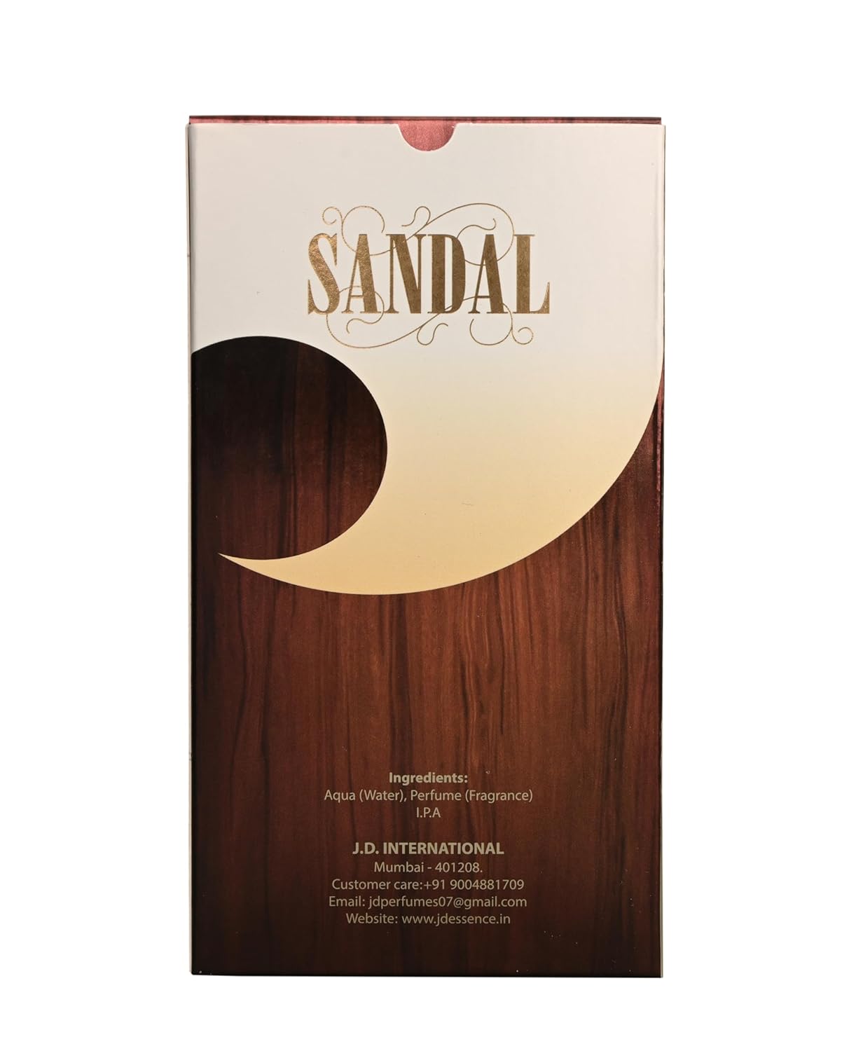 JD International Sandal Apparel Unisex Perfume With Long Lasting Fragrance - 100ml, 3.4 Fl.oz.  | Perfume For Men & Women