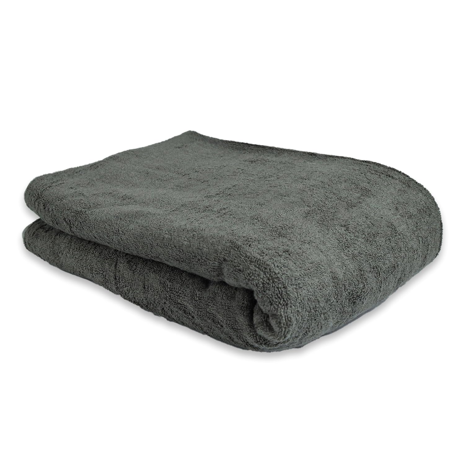Linear Bamboo Bath Towel 450 Gsm | Large Size Bath Towel For Men & Women Soft, Highly Absorbent & Quick Dry (Grey)