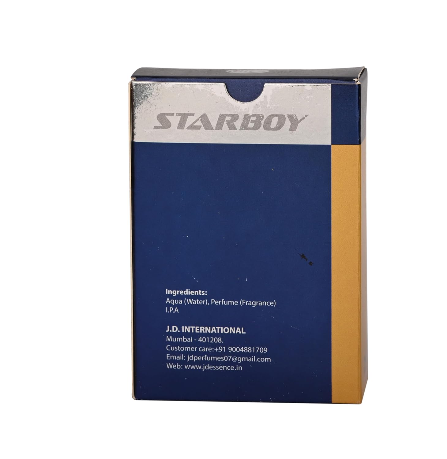 JD International Star Boy Blue Apparel Unisex Perfume With Long Lasting Fragrance - 30ml, 1.02 Fl.oz | Perfume For Men & Women