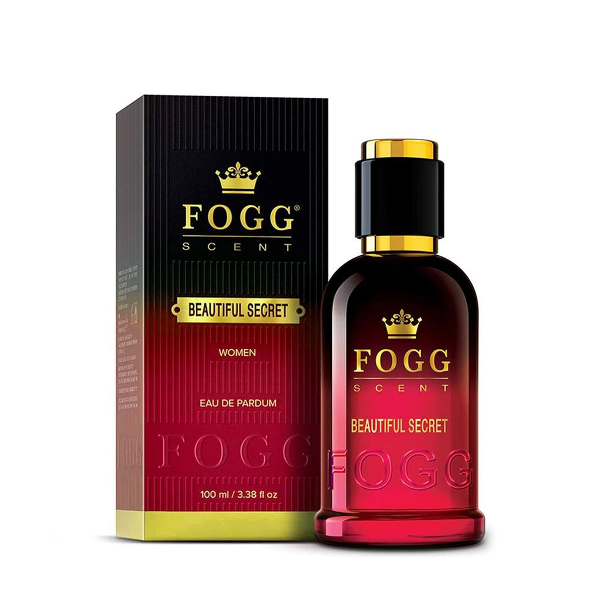 Fogg Beautiful Secret Scent Eau De Parfum For Women 100 Ml 3.4 Fl.oz. | Long-lasting Fresh & Floral Fragrance