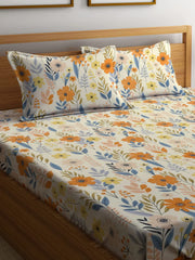 Super King Size Bedsheets With 2 King Size Pillow Covers | 108 X 108 Inches, Multicolor - Perfectly For Gifting Wedding Anniversary, Mother’S Day, Birthday