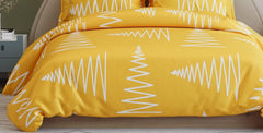 Cotton Elastic Fitted All Around Single Bedsheet With 1 Pillow Cover - 36 X 78 Inches, Yellow | Suitable For All Weather - Soft To Touch, Light Weight Bedsheet