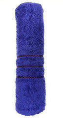 Bombay Dyeing Flora Small Size Bath Towel 500 Gsm - Navy Blue