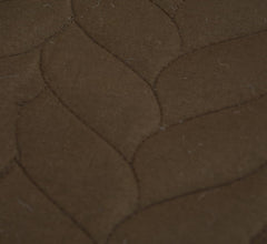 Quilted Double Bedsheet For King Size With 2 Pillow Covers | 90 X 100 Inches, Brown - 280 Thread Count Super Soft Bedding Set