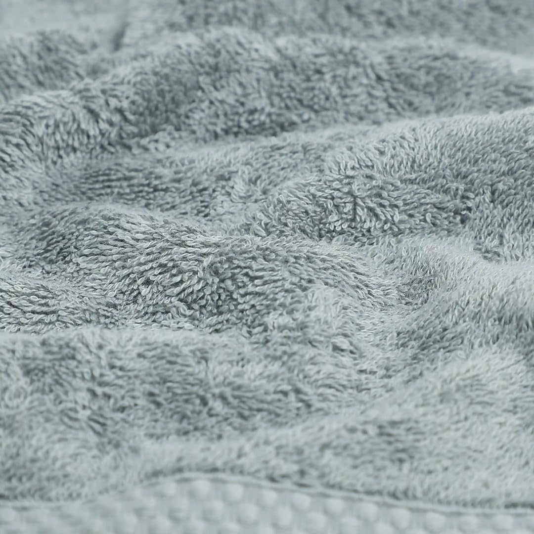 Livspace Bath Towel 475 Gsm | Bath Towels Large Size 100% Cotton, Solid Dyed, Super Soft, Absorbent (Paleto Collection - Graphite)