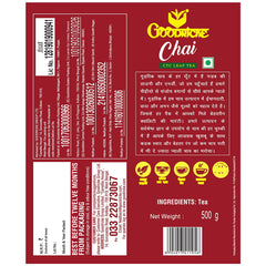 Goodricke Assam CTC Leaf Tea - Pack Of 3 X 500gm, 17.6 Ounce Each | 100% Pure & Natural Loose Leaves Tea - Premium Whole Leaf CTC Tea | Kadak Chai Patti - Richer Taste & Sweet Lasting Aftertaste