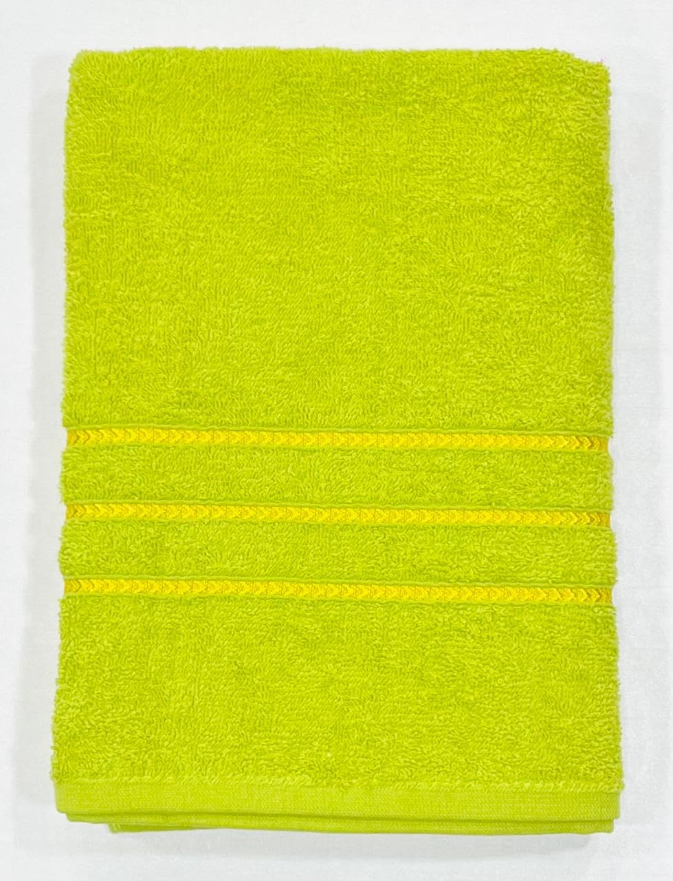 Bombay Dyeing Flora Small Size Bath Towel 500 Gsm - Fancy Green