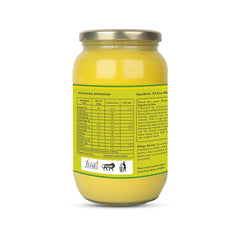 Premium A2 Desi Cow Ghee By Pranajay | Highly Nutritious & Healthy Vedic Bilona Method Desi Ghee Good For Baking | 1 Litre (500ml * 2) 33.8 Ounce | Jar Pack