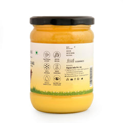 100% Natural Desi Cow Ghee By Orgrain India | Rich In Nutrients & Healthy Desi Cow Ghee For Bones Health | (500ml) 16.9 Ounce | Jar Pack