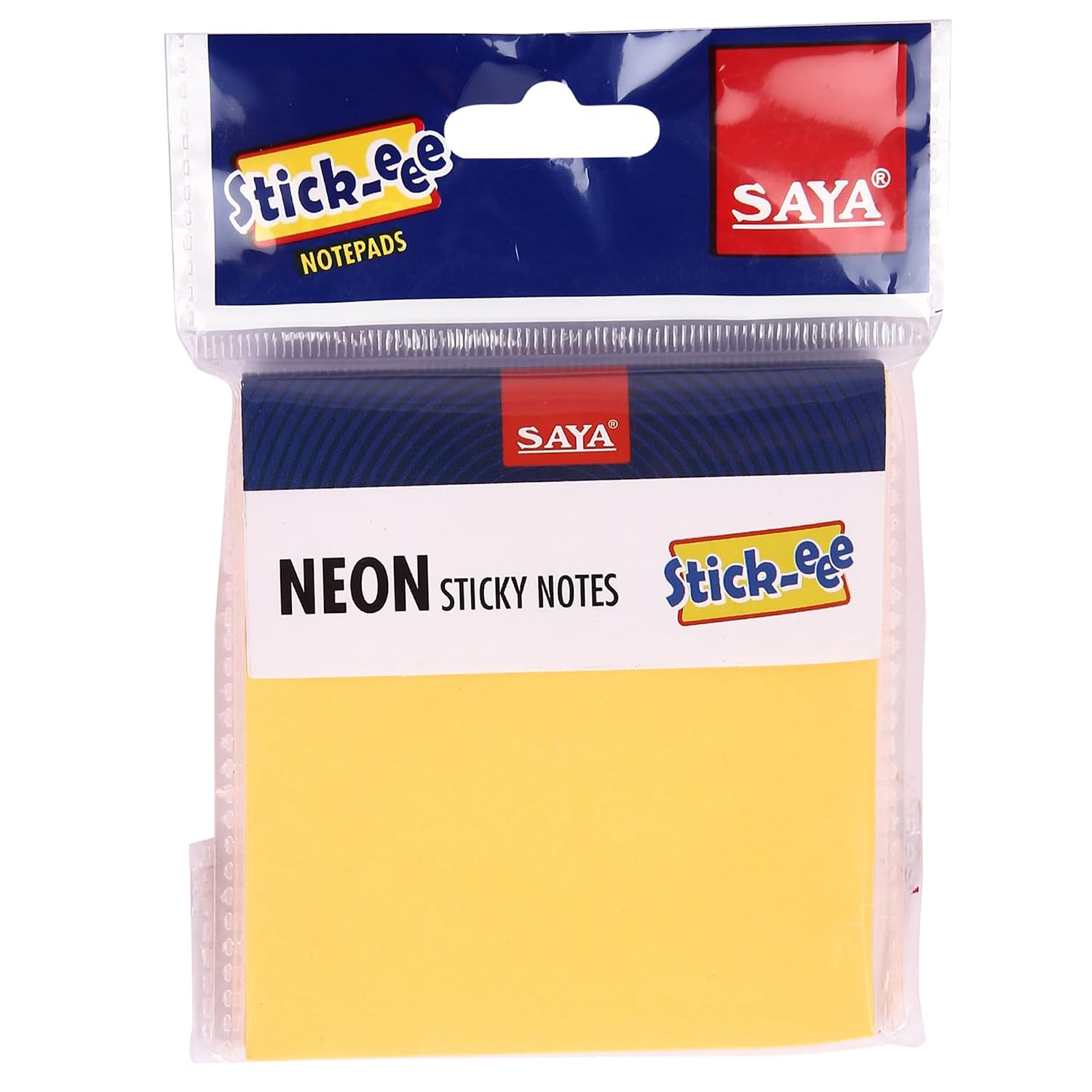 Sticky Notes 5 Colors Fluorescent Paper Self Adhesive & Removable | Pack Of 5 X 100 Sheets