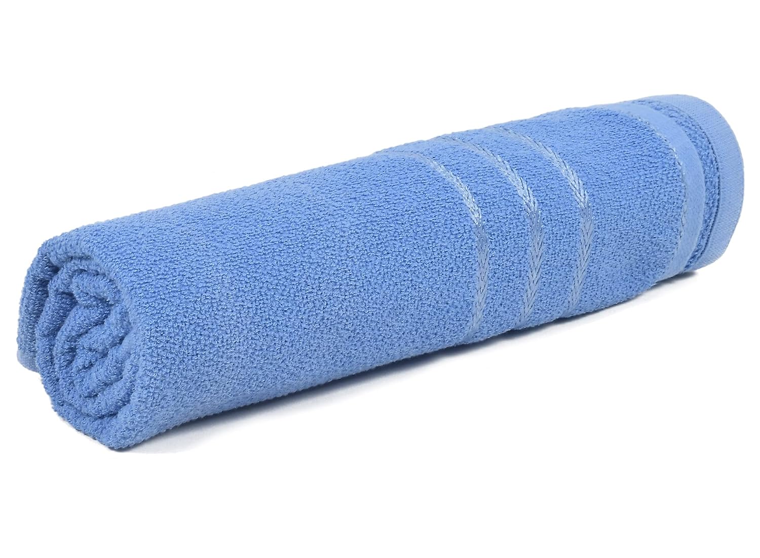 Kuber Industries Premium Bath Towel 500 Gsm | Super Soft, Fluffy & Absorbent Cotton Bath Towel Perfect For Daily Use (Blue)