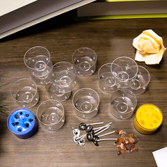 ACRYLIC CUPS HOLDERS TEALIGHT CANDLE | 52 GM VOTIVE CANDLE PACK OF 50