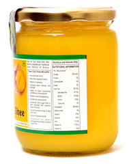 Premium Gir Desi Cow Ghee By Yugmantra Organic | Highly Nutritious Bilona Method Pure & Fresh Danedar Desi Cow Ghee | (500ml) 16.9 Ounce | Jar Pack