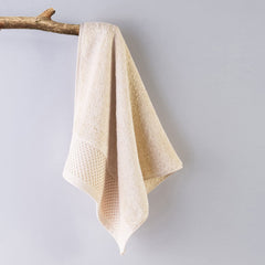 Spread Spain Hand Towels 500 Gsm | Micro Modal Large Size Highly Absorbent Soft Quick Dry Hand Towel (Light Beige) - 2 Pcs