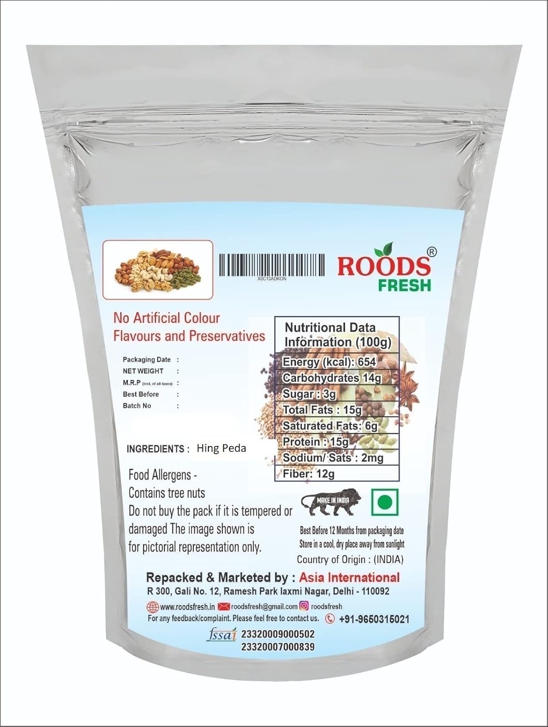 Roods Fresh Hing Peda 800gm, | Yummy Digestive Mouth Freshener
