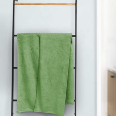 Sassoon Venir Microfiber Men XLBath Towel 450 Gsm | Ultra Soft Material, Towel For Daily Use (Green)