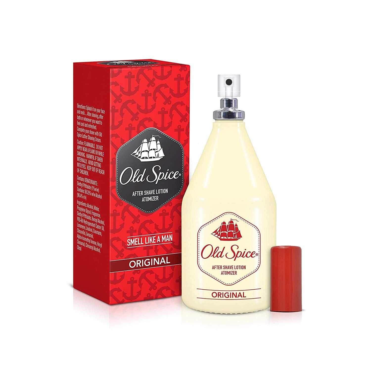 Old Spice Atomizer Original & Original After Shave Lotion 150ml Each 5 Fl.oz. For Men